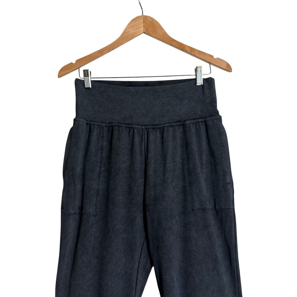 Athleta Salutation Joggers Garment Dyed Gray Soft Lounge Pants L - Picture 4 of 8